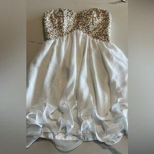 White homecoming dress